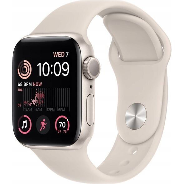 Smartwatch Apple Watch SE GPS 40mm Starlight Alu Sport S/M Beżowy  (MXEF3ET/A)