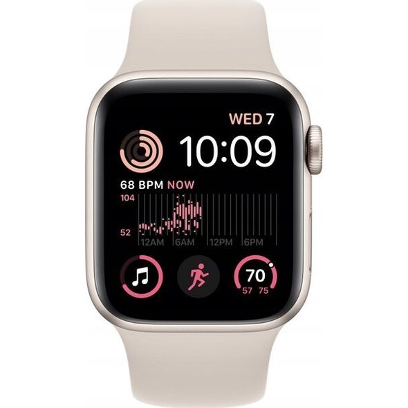 Smartwatch Apple Watch SE GPS 40mm Starlight Alu Sport S/M Beżowy  (MXEF3ET/A)