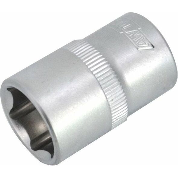 AWTools AWTOOLS ΕΞΑΓΩΝΗ ΥΠΟΔΟΧΗ 1/2" ΚΟΝΤΗ 21mm BLACK LINE