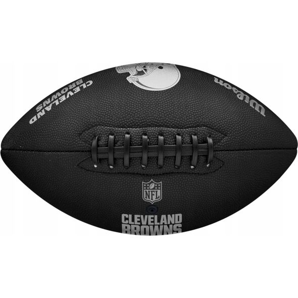 Wilson NFL Team Metallic Premiere Cleveland Browns Ball WF4015808XB Czarne 9