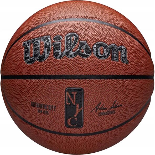 Wilson NBA Authentic City New York Ball WZ2016001XB Πορτοκαλί 7