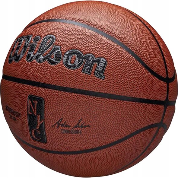 Wilson NBA Authentic City New York Ball WZ2016001XB Πορτοκαλί 7