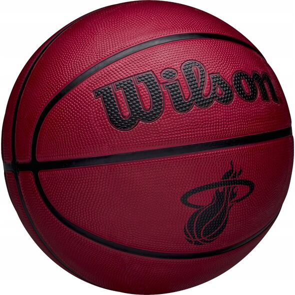 Μπάλα Wilson NBA Team Tribute Solid Miami Heat WZ4025416XB Κόκκινη 5