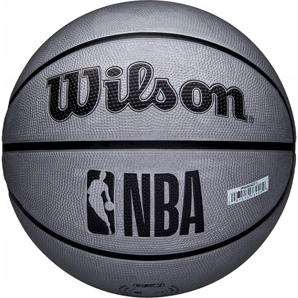 Wilson NBA Team Tribute Solid San Antonio Spurs Ball WZ4025427XB Srebrne 5