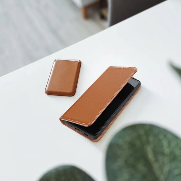 Θήκη SMART PRO Book δερμάτινη για XIAOMI Redmi Note 14 5G καφέ