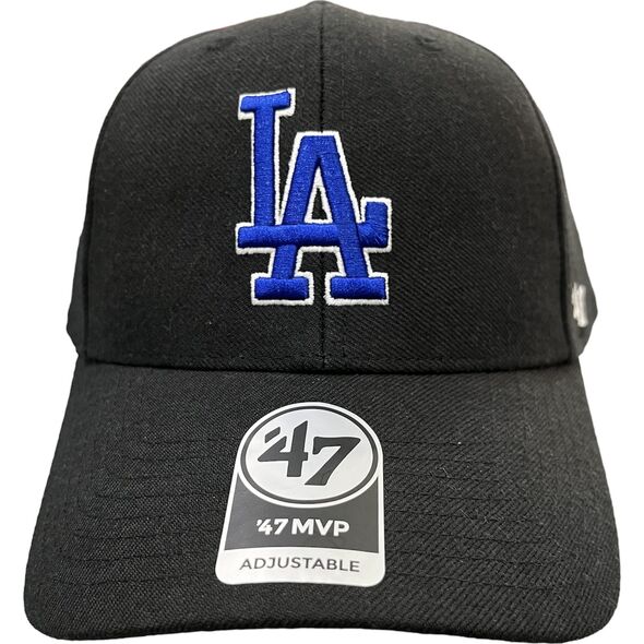 47 Brand MVP Los Angeles Dodgers Καπέλο B-MVP12WBV-BKR Μαύρο Ένα μέγεθος
