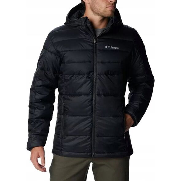 Μπουφάν με Κουκούλα Columbia Buck Butte II Insulated 2086882010 Czarne XL