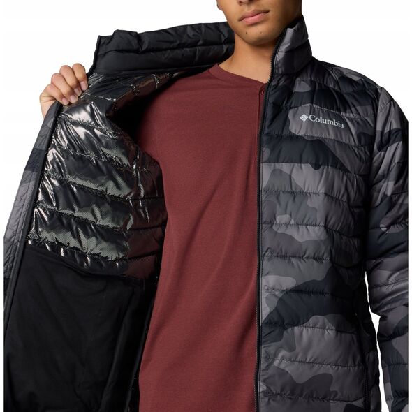 Μπουφάν Columbia Powder Lite II Printed 2098394010 Czarne L