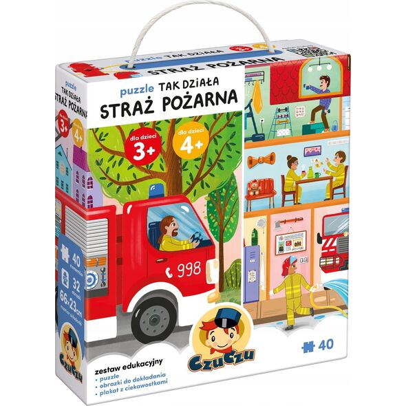 CzuCzu Puzzle Tak działa Straż pożarna 93808
