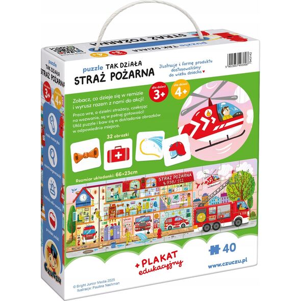 CzuCzu Puzzle Tak działa Straż pożarna 93808