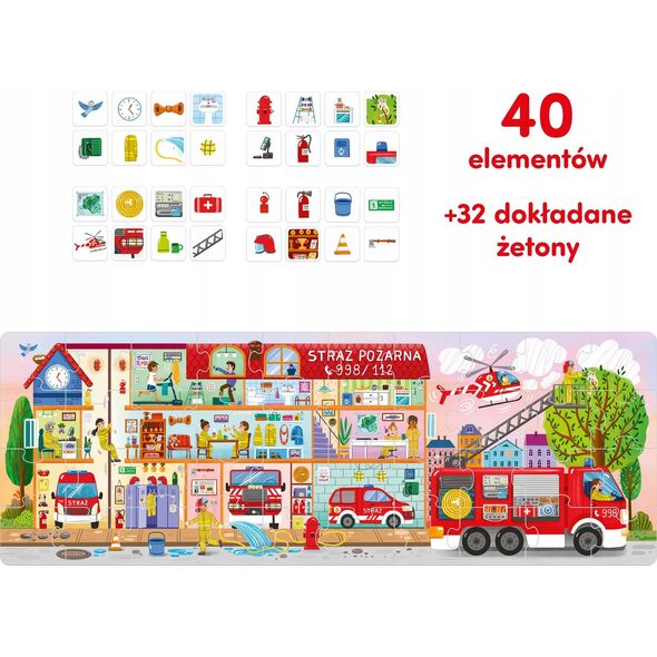 CzuCzu Puzzle Tak działa Straż pożarna 93808