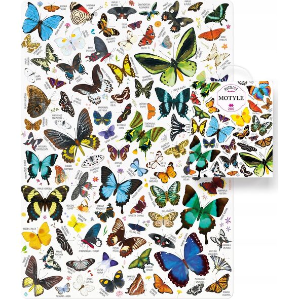 CzuCzu Puzzlove Motyle 200el puzzle rodz.93648
