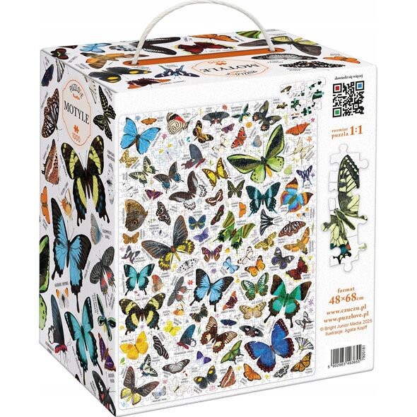 CzuCzu Puzzlove Motyle 1000el puzzle rodz.93655