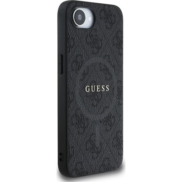 Etui Guess 4G Ring Classic Logo MagSafe  do iPhone 16e czarny