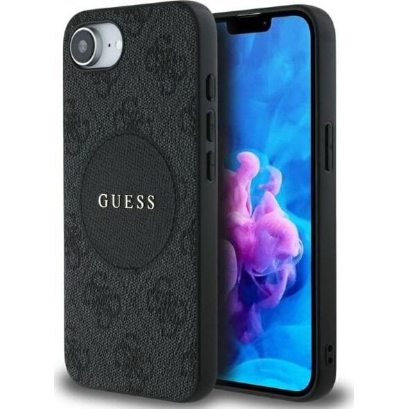 Etui Guess 4G Circle Classic Logo        MagSafe do iPhone 16e czarny