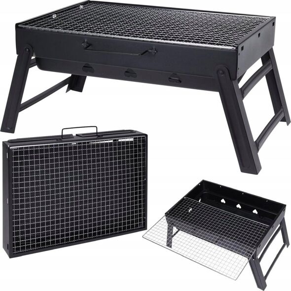 Grill ogrodowy turystyczny składany RC-K-933 czarny