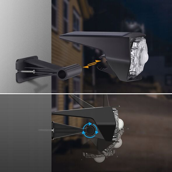 Lampa solarna ogrodowa / uliczna na słup 100W 129 LED RC-K-1328