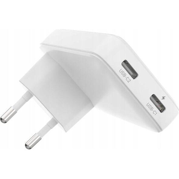 FIXED Slim GaN Travel Charger - ładowarka GaN USB-C z Power Delivery 45W biała - Gwarancja bezpieczeństwa. Proste raty. Bezpłatna wysyłka od 170 zł.