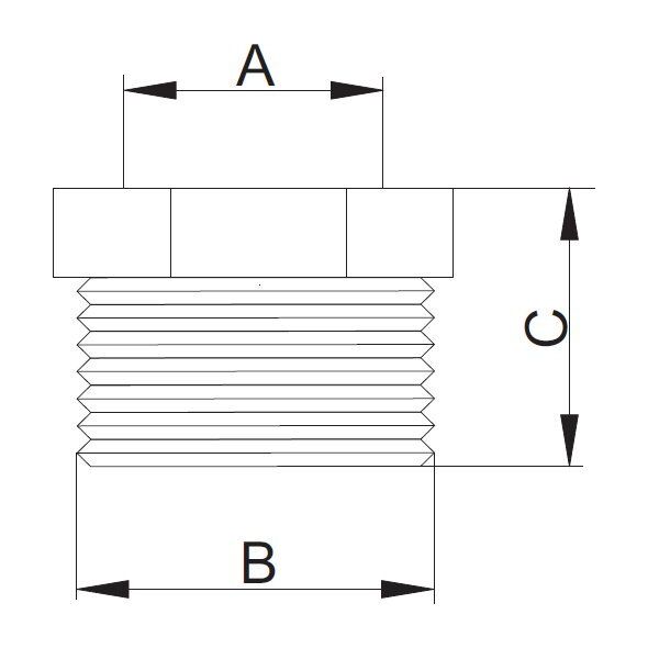 REDUKCJA OCYNK  2*3/4"  HYDROLAND // ŁH.R.50.20