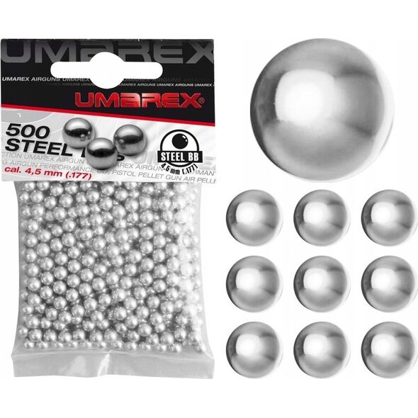 Śrut 4,46 mm BBs UMAREX Steel kulki stalowe 500 szt