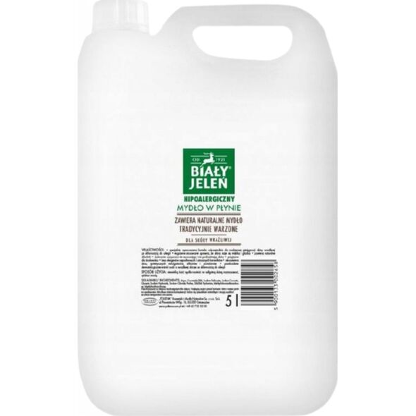Biały Jeleń Mydło w płynie 5000ml- 5L