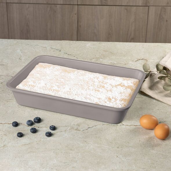 BRYTFANNA FORMA TYTANOWA 40x28cm BERLINGER HAUS BH-7903 TAUPE