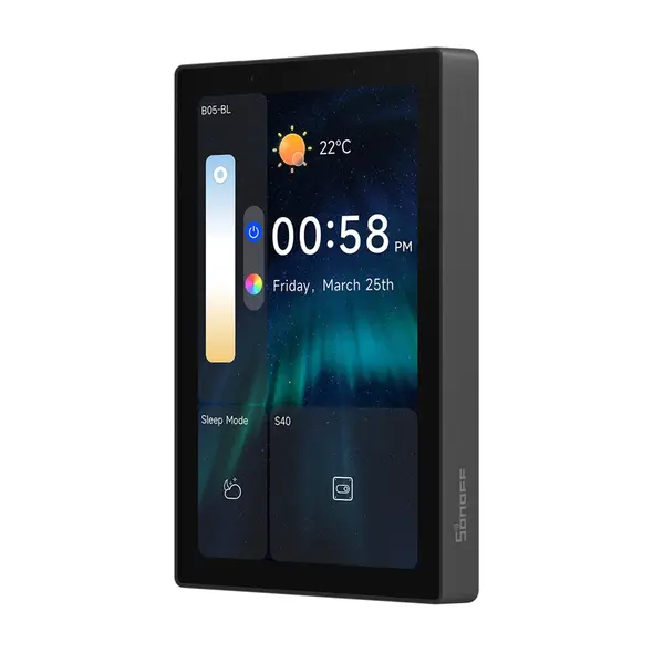 WiFi/Bluetooth/ZigBee Matter control panel SONOFF NSPanel Pro 120 (black)