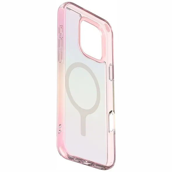 UNIQ Iridescia Apple iPhone 16 Pro Max Magclick Charging pink prism
