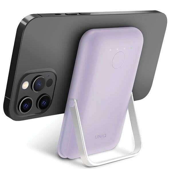 UNIQ Hoveo 5000mAh USB-C 20W PD Fast charge Wireless Magnetic lilac lavender