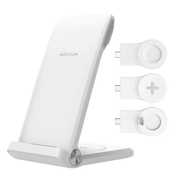 3-in-1 wireless charger Nillkin PowerTrio 15W Qi + tip for Samsung Watch