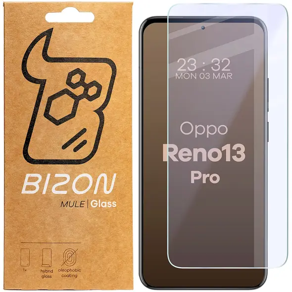 Bizon Glass Mule Hybrid Glass Oppo Reno 13 Pro