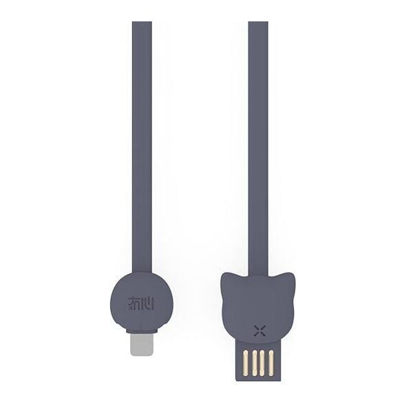 Kabel USB maoxin USB-A - 1 m Szary (MAX-VI-CS-1M-GR)