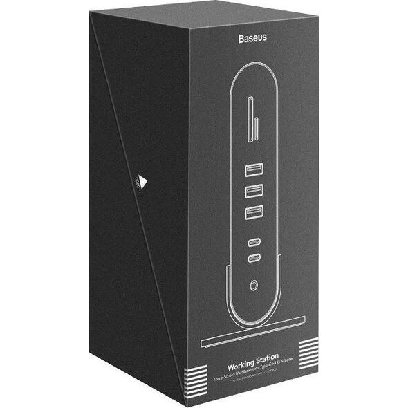 Stacja/replikator Baseus Working Station USB-C (CAHUB-DG0G)