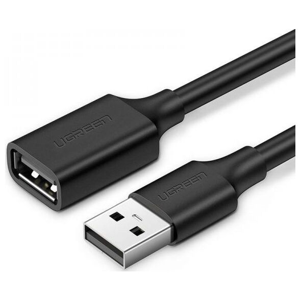Kabel USB Ugreen USB-A - USB-A 3 m Czarny (UGR398BLK)