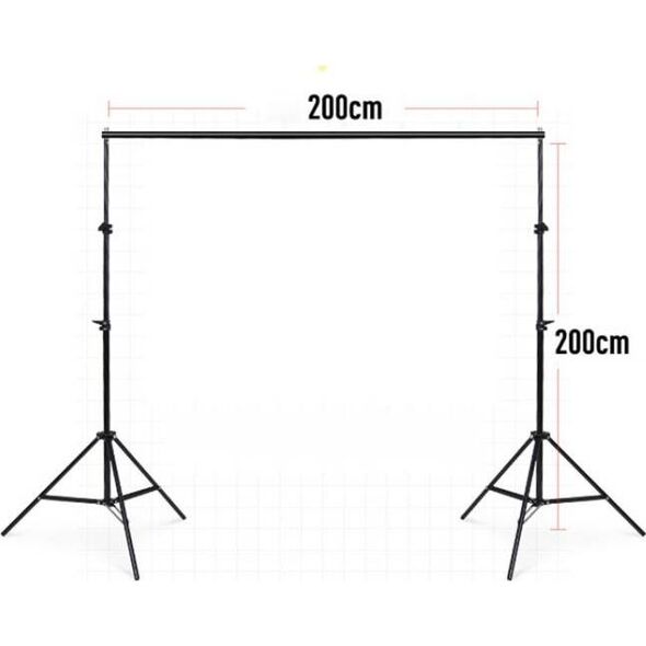 Puluz Statyw do mocowania tła fotograficznego 200x200cm (DCA0975)