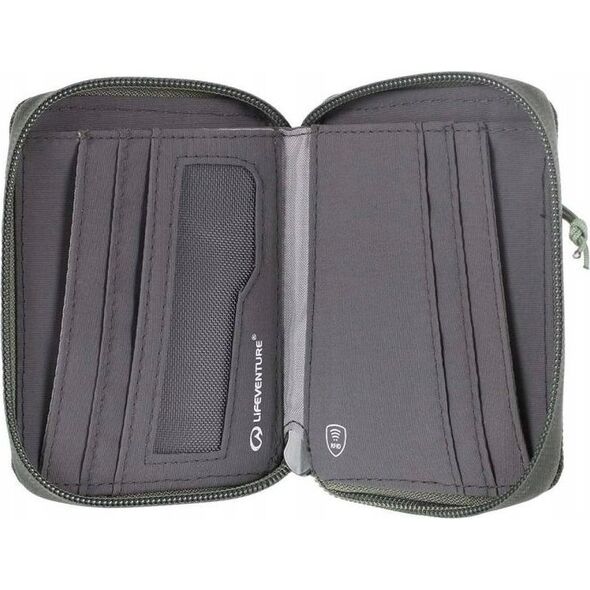 Lifeventure RFID Bi-Fold Wallet, Recycled, Olive