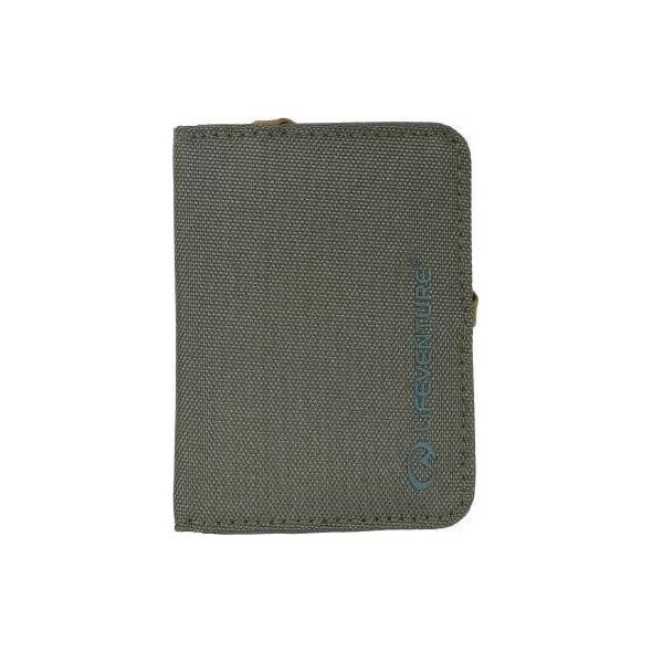 Lifeventure RFID Card Wallet, Recycled, Olive