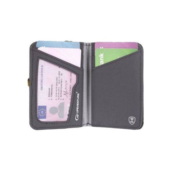 Lifeventure RFID Card Wallet, Recycled, Olive