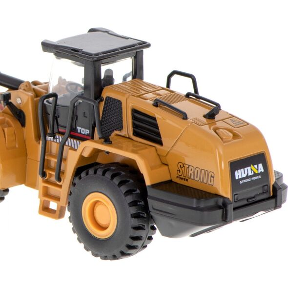 H-Toys Koparka ładowarka kołowa spychacz model z metalu Die-Cast H-toys 1813 1:60