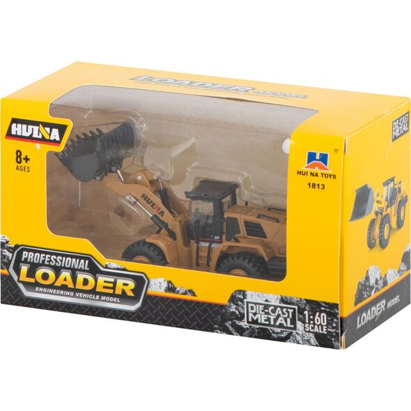 H-Toys Koparka ładowarka kołowa spychacz model z metalu Die-Cast H-toys 1813 1:60