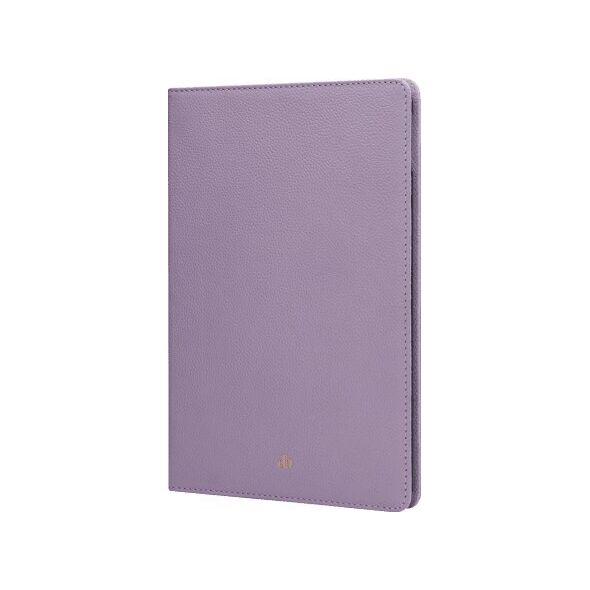 Etui na tablet Tokyo - iPad 10.2" (2021 - 9th Gen) - Daybreak Purple - full grain pebbled leather cover