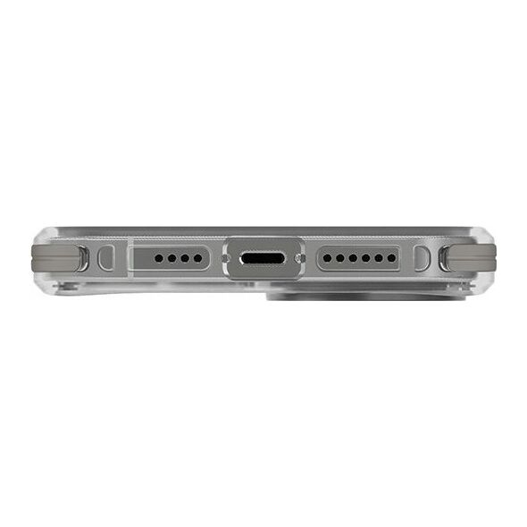 Uniq UNIQ etui Combat iPhone 15 Pro 6.1" Magclick Charging szary/frost grey