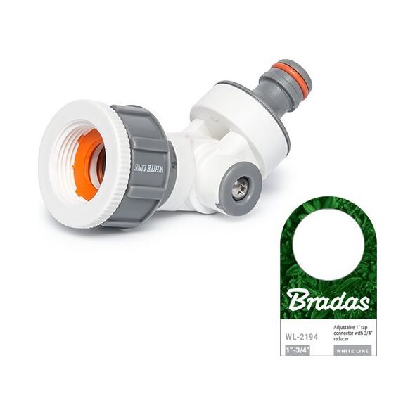 Bradas WHITE LINE Przyłącze regulowane na kran GW 1" / 3/4"