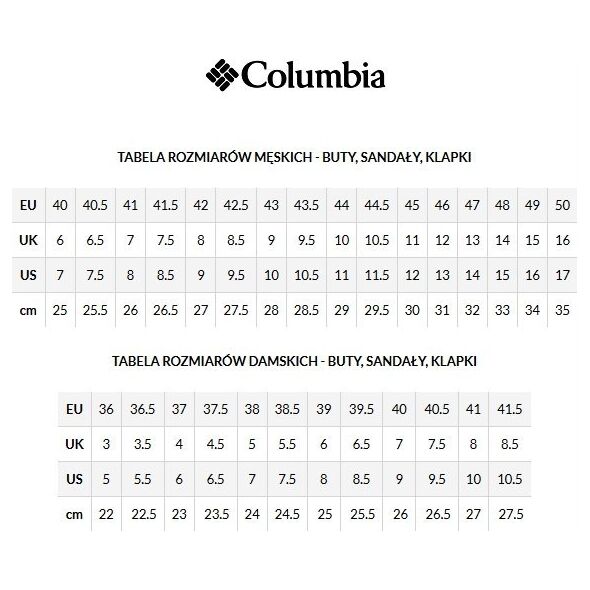Columbia Woodburn II WP 1553001055 Czarne 45