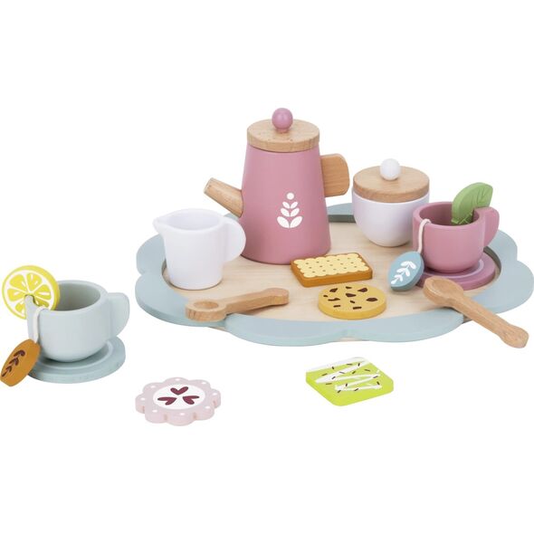 Tooky Toy TOOKY TOY Popołudniowa Herbatka Drewniany Zestaw Serwis