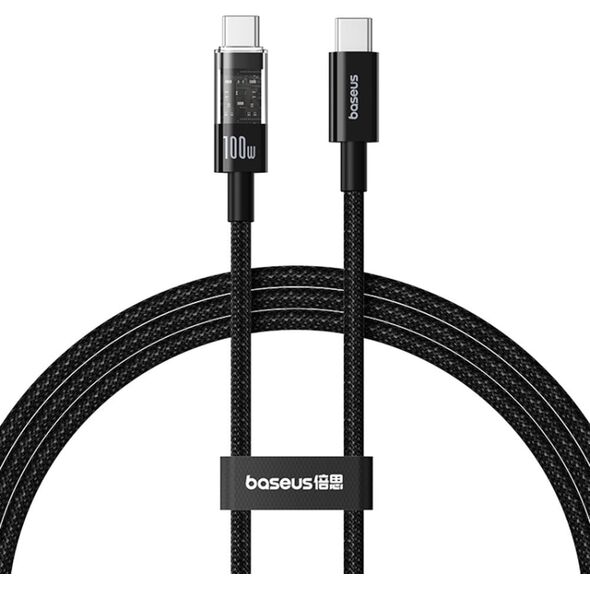 Καλώδιο Baseus Gem Τύπου C-Typc C 100W 2m (μαύρο)