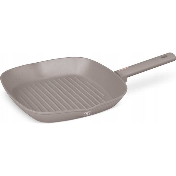 PATELNIA GRILLOWA TYTANOWA 28cm BERLINGER HAUS BH-8096 TAUPE