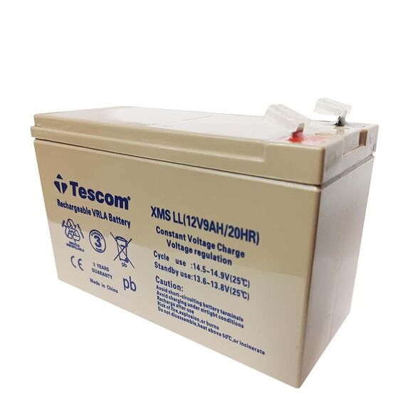 Tescom Batteries XMS LL - 12V 9Ah (BAT.0296) (TSBAT0296) έως 12 άτοκες Δόσεις