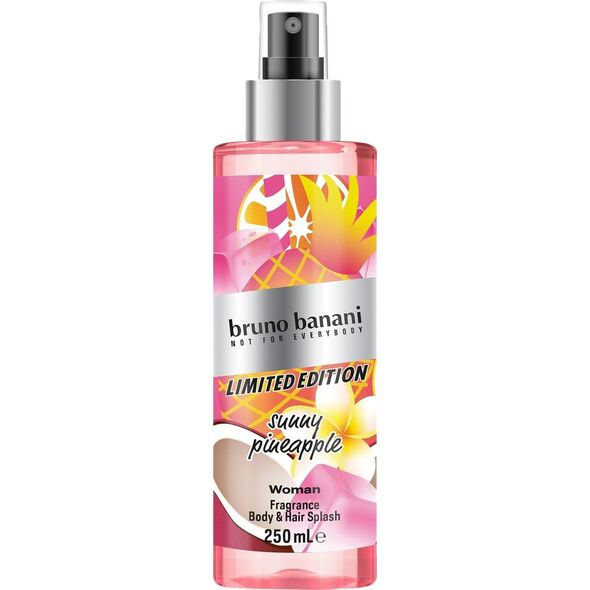BRUNO BANANI Woman Mgiełka zapachowa do ciała i włosów Sunny Pineapple - Summer Limited Edition 250 ml