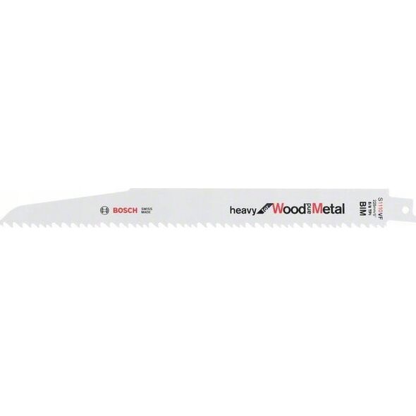 Bosch Bosch sabre saw blade S 610 VF Heavy for Wood and Metal, 5 pieces (length 150 mm)